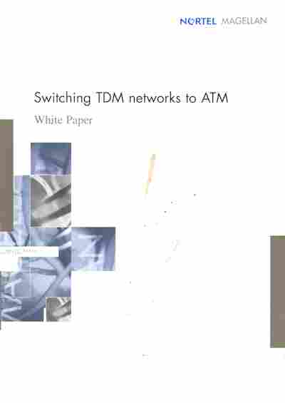 Буклет NORTEL Magellan Switching TDM networks to ATM, 55-410, Баград.рф